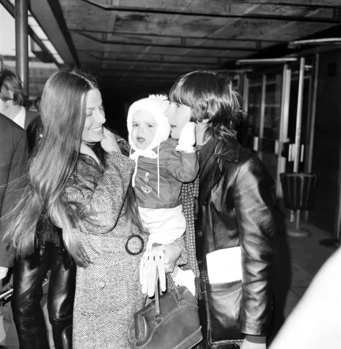Framed Print : The Monkees: Monkee Davy Jones Arrived at Heathrow Airport with his wife Linda Framed Print : The Monkees: Monkee Davy Jones Arrived at Heathrow Airport with his wife Linda