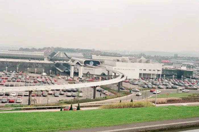 Framed Print : Monorail at Merry Hill Shopping Centre in Brierley Hill, Metropolitan Borough of Dudley Framed Print : Monorail at Merry Hill Shopping Centre in Brierley Hill, Metropolitan Borough of Dudley
