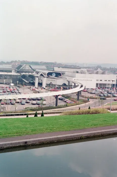 Framed Print : Monorail at Merry Hill Shopping Centre in Brierley Hill, Metropolitan Borough of Dudley Framed Print : Monorail at Merry Hill Shopping Centre in Brierley Hill, Metropolitan Borough of Dudley