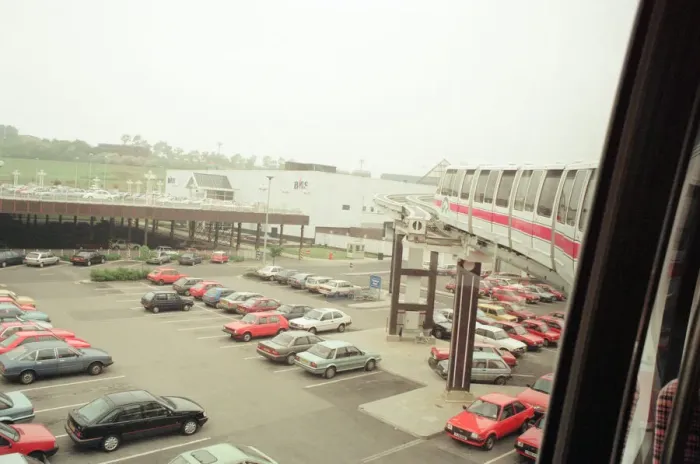 Framed Print : Monorail Opening at Merry Hill Shopping Centre in Brierley Hill