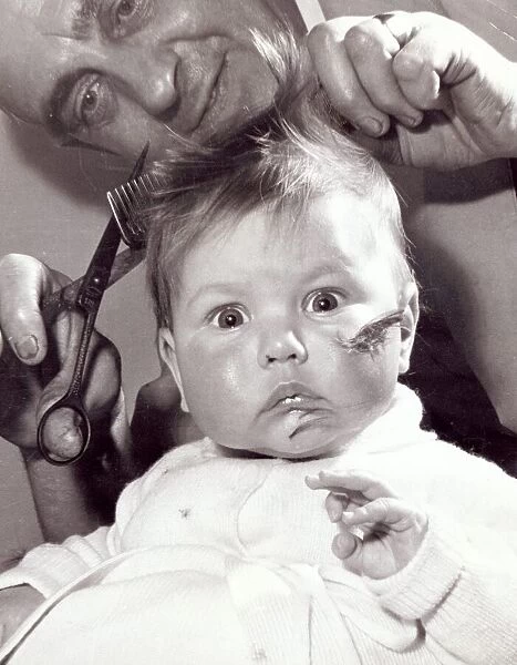 Three month old baby girl Susan Sinclair of Lanarkshire
