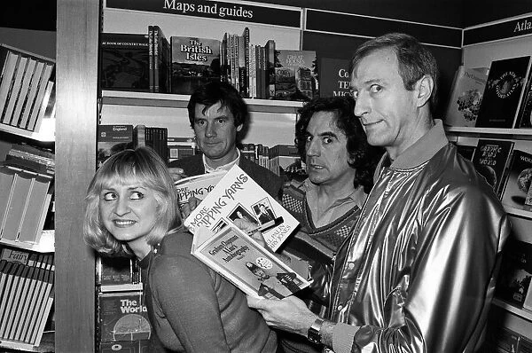 Three of the Monty Python comedy team, Michael Palin, Terry Jones and Graham Chapman