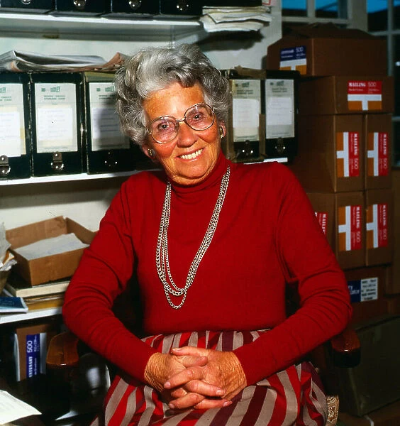 Moral minority champion Mary Whitehouse, social activist known for her opposition to