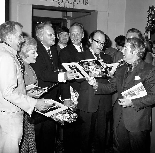 Morecambe and Wise: Comedy double act at the launch of their book