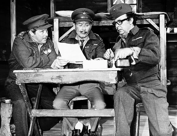 Morecambe and Wise sketch on TV about a prisoner of war camp