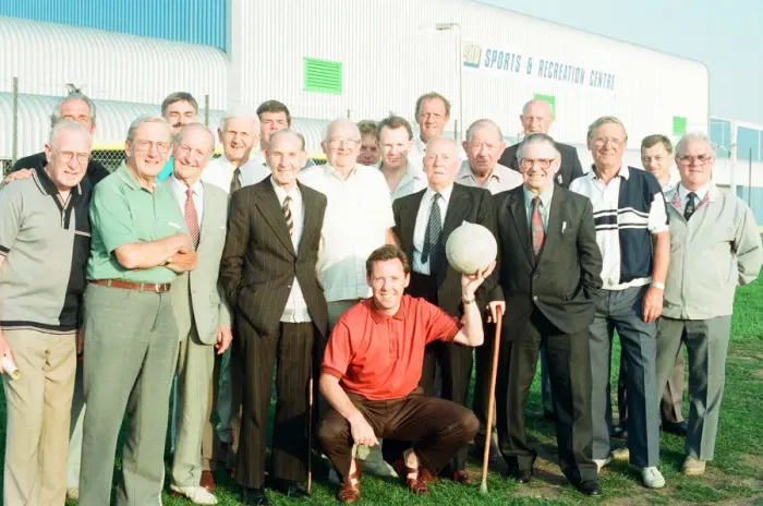 Framed Print : Morris Football Club Reunion at the AT7 Centre, bell Green Road, Coventry