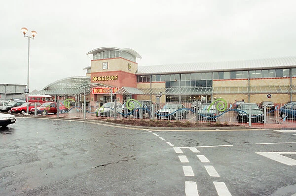 Morrisons Supermarket at Berwick Hills new complex, Middlesbrough, 17th April 1998