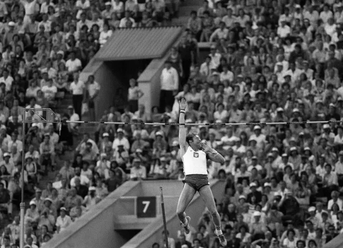 Framed Print : Moscow Olympic Games July1980 Wladyslaw kozakiewicz Sport Athletics Action pole