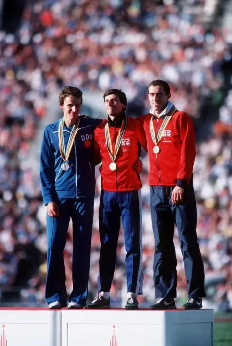 Framed Print : Moscow Olympics 1980 Sebastian Coe gold medal 1500 metres Steve Ovett Framed Print : Moscow Olympics 1980 Sebastian Coe gold medal 1500 metres Steve Ovett