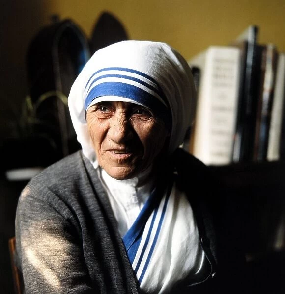 Mother Teresa seen here during a to Scotland in July 1982