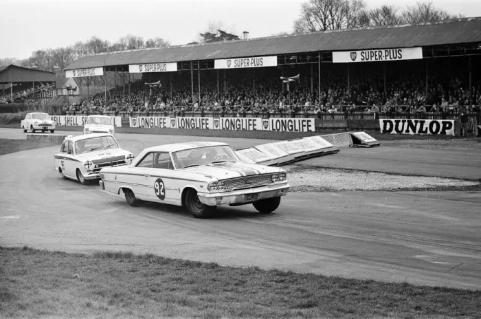 Framed Print : Motor Races at Goodwood, 31st March 1964