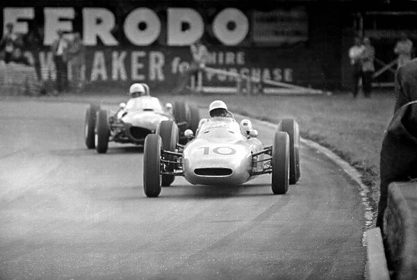 Motor racing 1962 at Aintree Liverpool Jo Bonnier in his Porsche 804 during