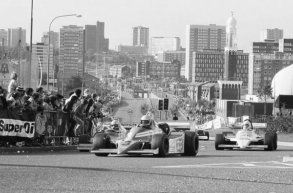 Motor racing event held in central Birmingham. 14th October 1984