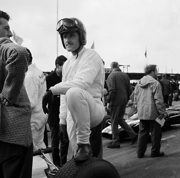 Motor Racing at Goodwood on Easter Monday, Graham Hill, one of the drivers in the Sunday