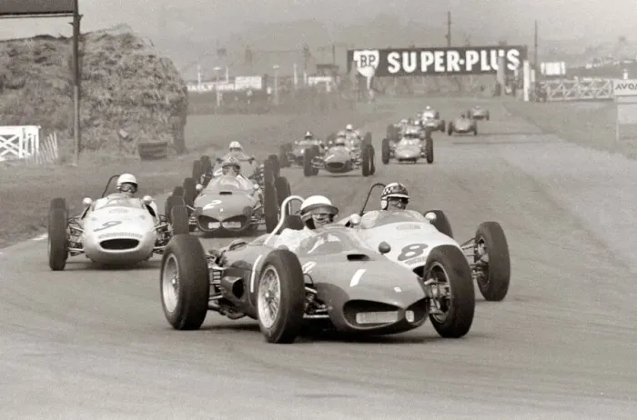 Framed Print : Motor racing International Daily Mirror Cup race at Aintree Liverpool April 1963 Framed Print : Motor racing International Daily Mirror Cup race at Aintree Liverpool April 1963