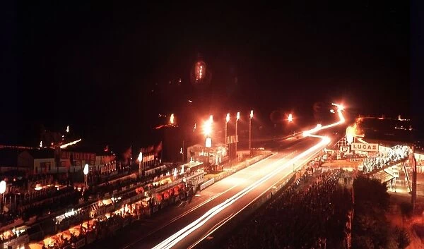 Motor Racing Le Mans at night September 1968