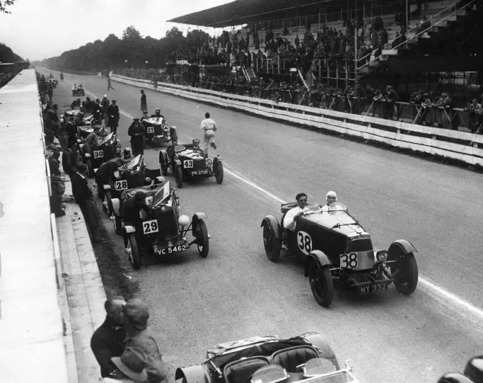 Framed Print : Motor Racing old