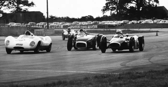 Framed Print : Motor Racing Silverstone Club meeting Framed Print : Motor Racing Silverstone Club meeting