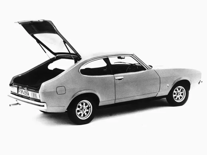 Framed Print : Motors Cars Ford Capri 1600 XL hatchback February 1974