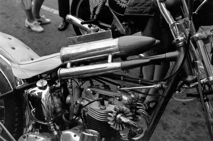Framed Print : Motorsport: Action: I. O. M. TT Racing: Vintage Bikes and 3 Wheeler Cars on Display