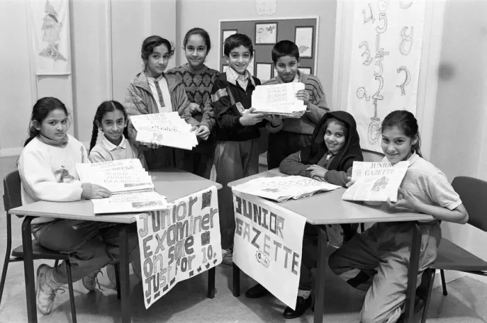 Framed Print : Mount Pleasant Junior School Lockwood produce their own newspapers including Junior Framed Print : Mount Pleasant Junior School Lockwood produce their own newspapers including Junior