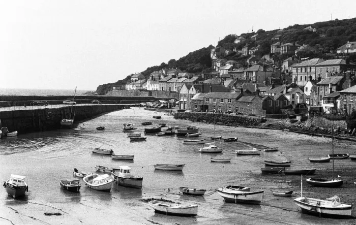 Framed Print : Mousehole Harbour. Mousehole is a village and fishing port in Cornwall, England