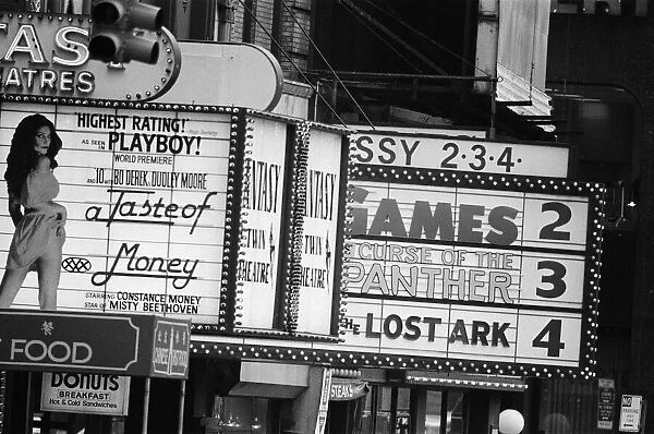 Movie houses in New York. September 1983