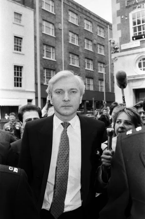 Framed Print : MP Harvey Proctor today admitted four charges of gross indecency with teenage rent boys Framed Print : MP Harvey Proctor today admitted four charges of gross indecency with teenage rent boys