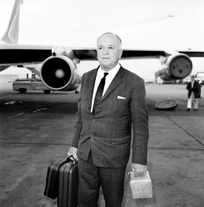 Framed Print : Mr. Danie Craven, President of ths Springbok Rugby Football team