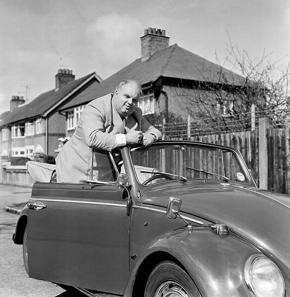 Mr George Gilliland of Bebington, Cheshire, with his 1964 VW which has done 100, 000 miles