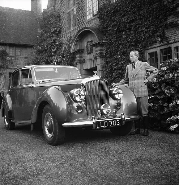 Mr Harry Ferguson of Ferguson tractors Seen here at his Stow on the Wold home
