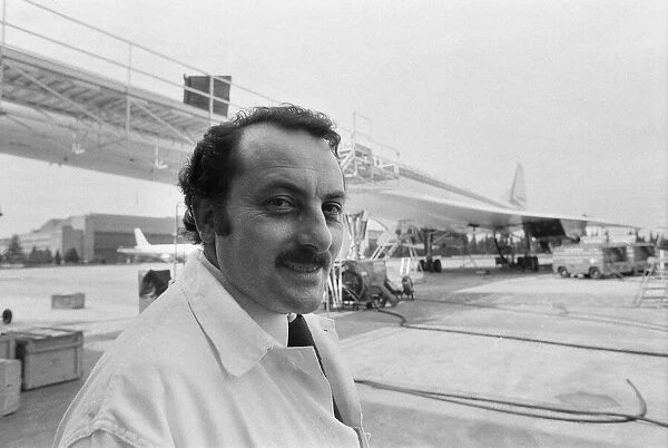 Mr Irene Quaranta pictured at work in the Toulouse Aircraft factory