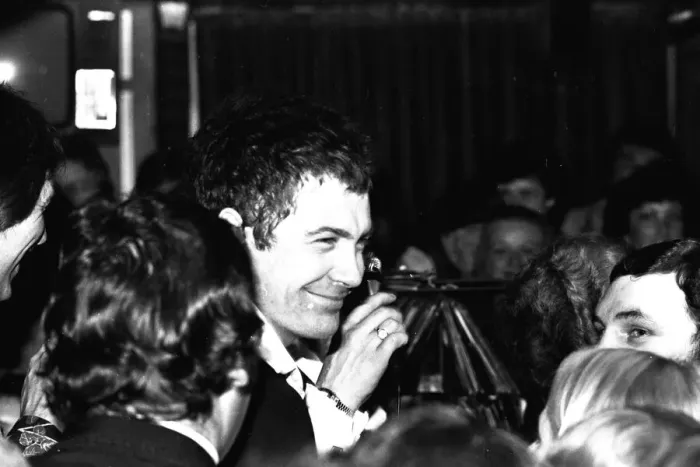Framed Print : Mr Macho, Lewis Collins visits Newcastle nightclub Tuxedo Junction 09 / 01 / 81 Framed Print : Mr Macho, Lewis Collins visits Newcastle nightclub Tuxedo Junction 09 / 01 / 81