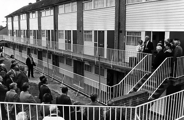 Mr Peter Walker, Secretary of State for Wales speaking as he opened a reconditioned block