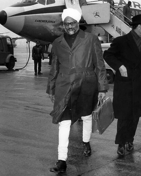 Mr. Sardar Singh, the Indian Minister for External Affairs. January 1965 P005197