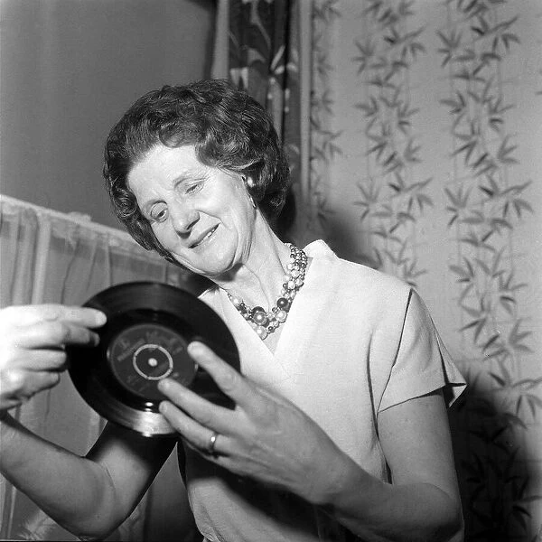 Mrs Cilla White mother of pop singer Cilla Black March 1964