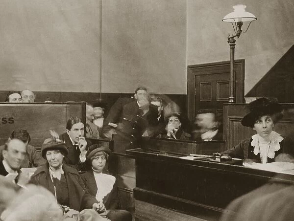 Mrs Dora Montefiore Suffragette October 1913 Pictured in Court 1910s