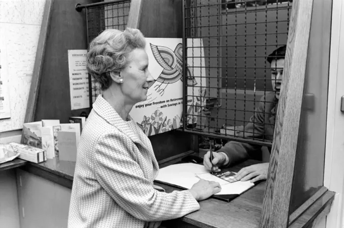 Framed Print : Mrs. Irene Raybould of Birmingham, is to receive the BEM in the New Year