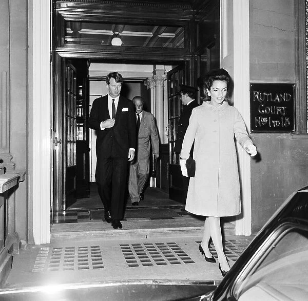 Mrs Jacqueline Kennedy, wife of the late American President John F Kennedy