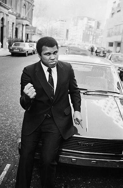 Muhammad Ali announces to the world that he intends to enter the professional boxing ring