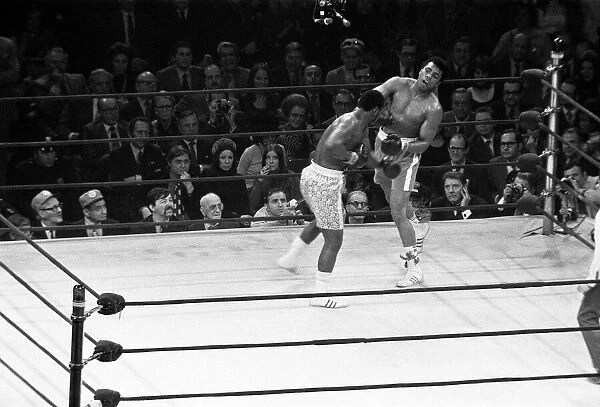 Muhammad Ali and Joe Frazier battle it out for the World Heavyweight Championship in