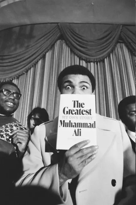 Framed Print : Muhammad Ali seen here holding a press conference at the Savoy Hotel to publicise his new Framed Print : Muhammad Ali seen here holding a press conference at the Savoy Hotel to publicise his new