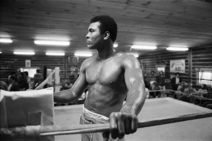 Framed Print : Muhammad Ali training at his camp in Deer Lake Pennsylvania. 23rd January 1974