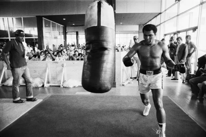 Framed Print : Muhammad Ali training at the Concord Hotel in Catskill Mountains Framed Print : Muhammad Ali training at the Concord Hotel in Catskill Mountains