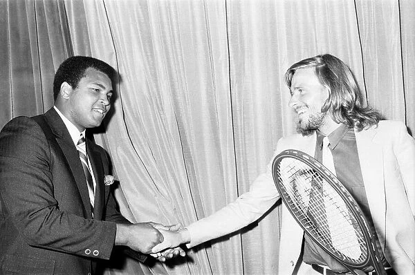 Muhammad Ali at WImbledon Tennis 12th Day 7th July 1979