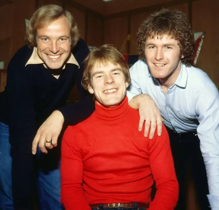 Framed Print : Murdo MacLeod with Davie Provan & Roy Baines November 1978 Framed Print : Murdo MacLeod with Davie Provan & Roy Baines November 1978