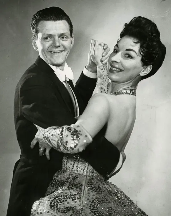 Framed Print : Bill Murdoch and Marie Drummond 1960 Scottish ballroom dancer