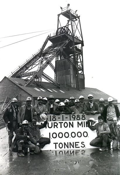 Murton Colliery produced its millionth tonne of the financial year in record time