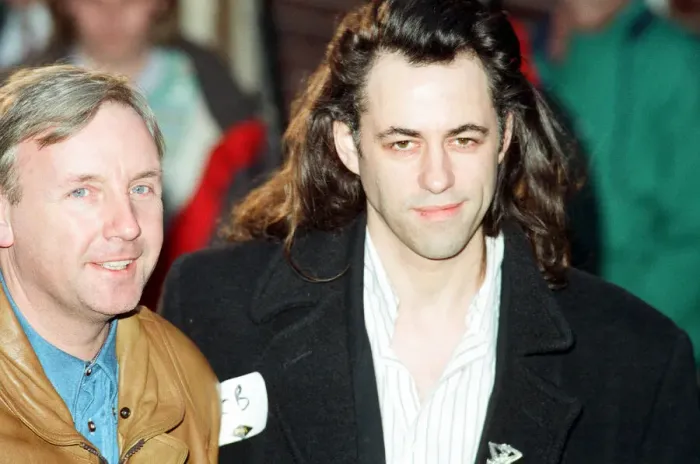 Framed Print : Music Artists gather for recording new version of Band Aid charity single Framed Print : Music Artists gather for recording new version of Band Aid charity single