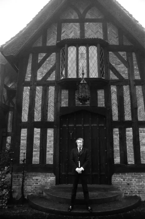 Framed Print : Music manager Robert Stigwood at his home in Stanmore. 24th February 1969 Framed Print : Music manager Robert Stigwood at his home in Stanmore. 24th February 1969